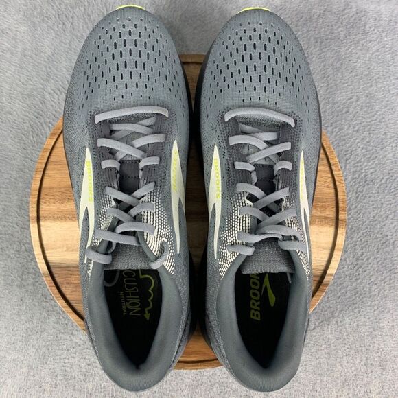 Brooks Ghost 16 Shoes Mens Size 11 2E Wide Gray Sneakers Running Athletic Gym - Picture 8 of 10